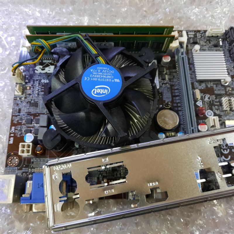 Mainboard H81 Paket prosesor core i3 4160 gen4 Ram 4gb fan