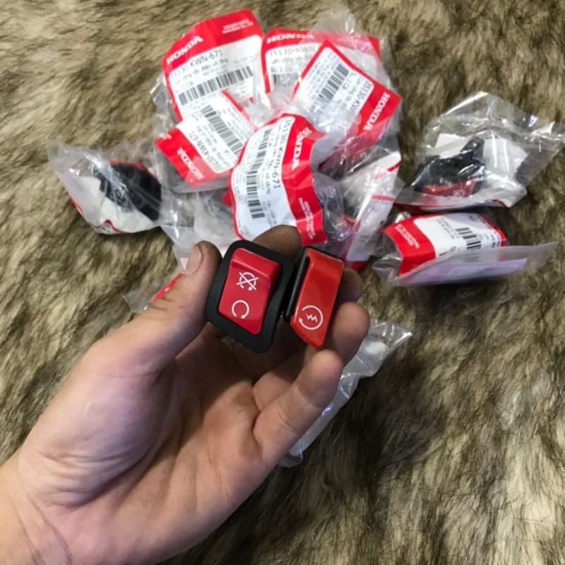 Saklar Starter Warna Honda VietnamSaklar Merah Vietnam Cut Off untuk pengganti Idling Stop Vario Sco