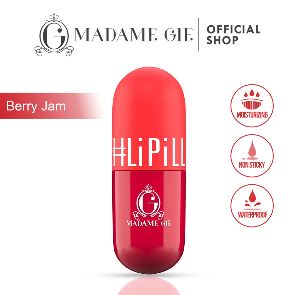 ✅COD Madame Gie Madame LiPill - MakeUp Lip Tint