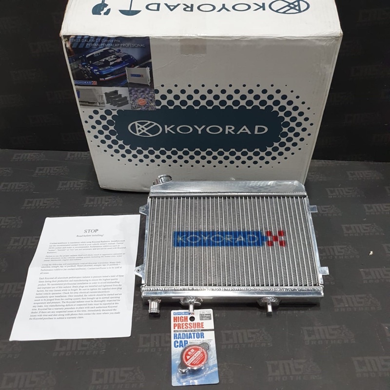 Radiator NSR 150SP Koyorad Racing + Tutup Radiator NSR SK-C13 Original