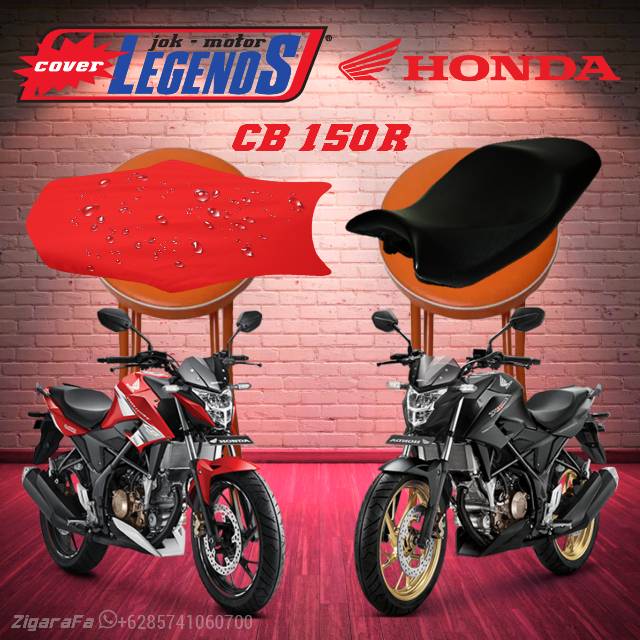 Cover Jok CB 150R Anti Air / Sarung Mantel Jok Motor Standar / Modifikasi