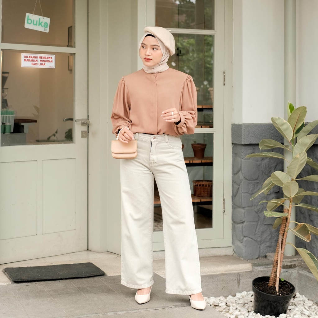 LETICIA BLOUSE / ATASAN / BAJU WANITA / ATASAN KERJA