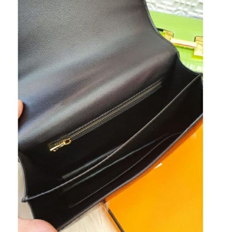 CONSTANCE EPSOM ACC.GOLD DAN HITAM SMALL FREE BOX DAN PAPERBAG KOMPLIT BRANDED PREMIUM SUPER MIRROR 