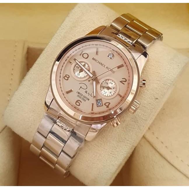 JAM TANGAN PRIA WANITA | RANTAI | KULIT | KARET | MURAH | WANITA MICHAEL KORS MK 5716 PARIS EDITION