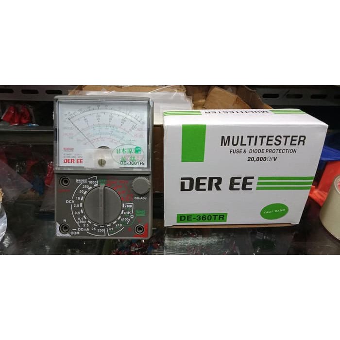 Multimeter Avometer analog Multitester kabel tester DER EE DE 360TR