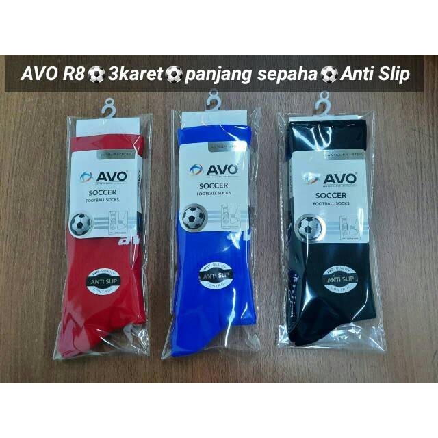 Kaos kaki bola panjang avo anti slip