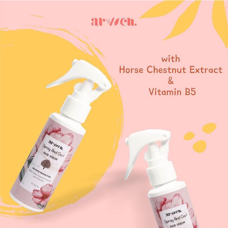 ARVVEN/ARVVEN KOSMETIK/SPRAY AND GO HAIR SERUM/HAIR SERUM BY ARVVEN/SERUM RAMBUT ARVVEN