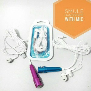 Handsfree / headset / earphone with MIC for smule