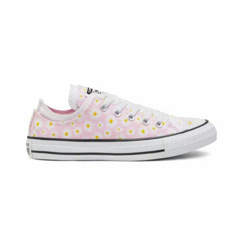 pink daisy converse