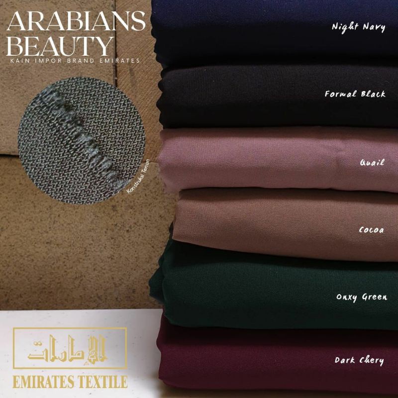 Kain impor emirates textile arabian beauty