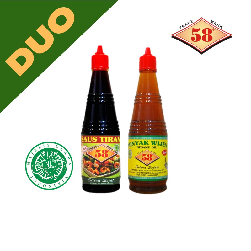 

Saos 58 - DUO Tiram x Wijen 58 275 ml
