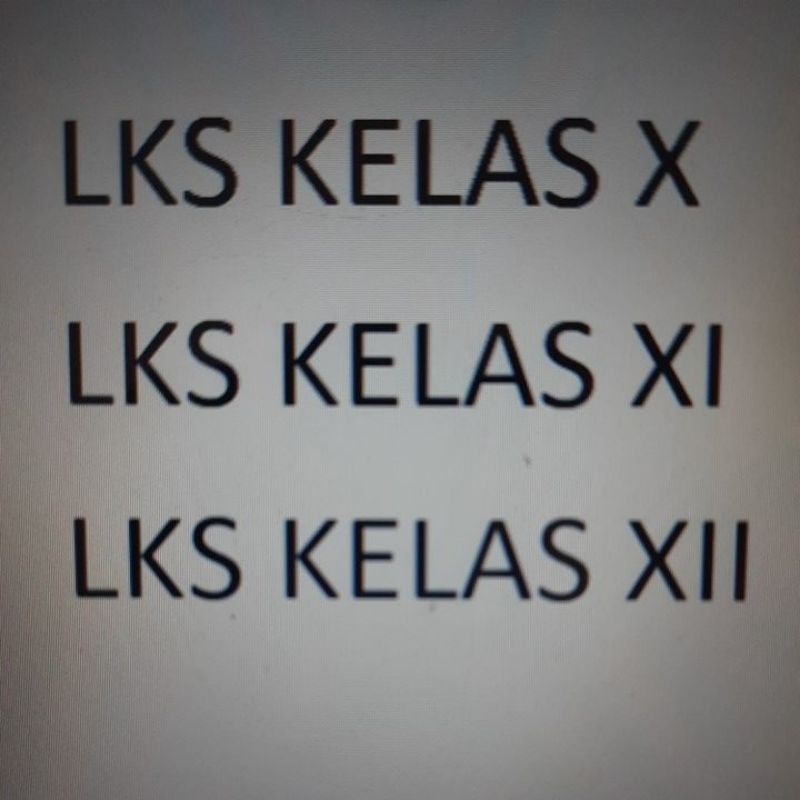 LKS KIMIA SMA