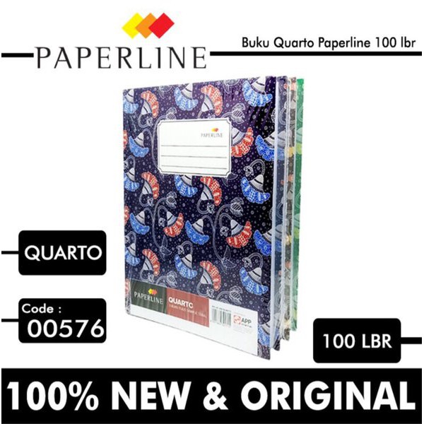 

Paperline Buku Tulis Hard Cover Quarto