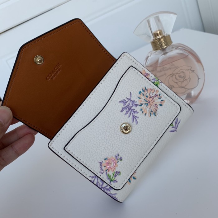 Coach Small Wallet With Wildflower Print