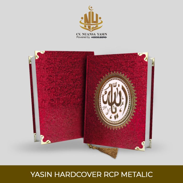 Cetak Buku Yasin Matte Paper Glossy Hardcover RCP Metalik