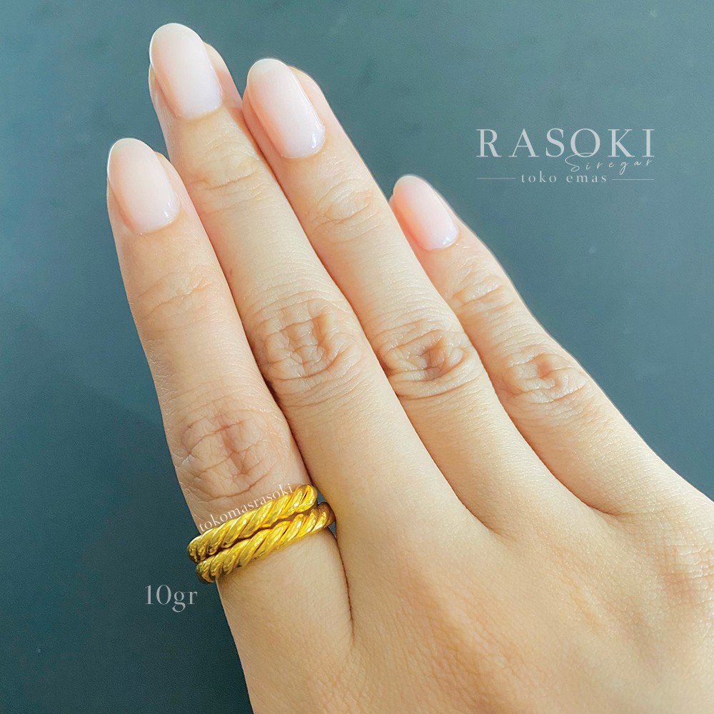 CINCIN EMAS 24 7-10 gram PUTAR LILIT PUTUS EMAS TOBA SAMOSIR LM LONDON | TOKO MAS RASOKI