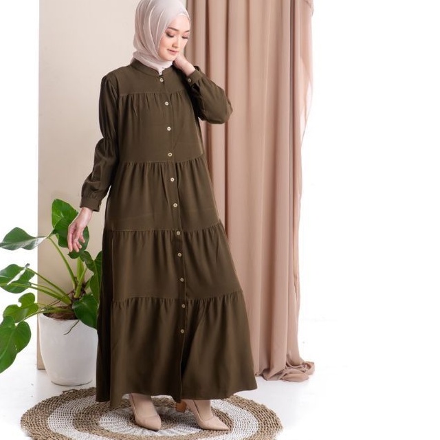 AQILA DRESS,GAMIS MUSLIM,MAXI DRESS,GAMIS,BUSANA MUSLIM,DRESS WANITA