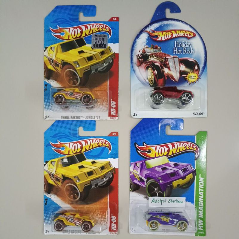 hotwheels hot wheels RD-05 RD 05 RD05 factory sealed edisi holiday hot rods great for stockings thri