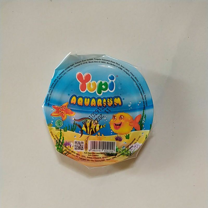 

Yupi Aquarium 15g Permen Kenyal Legendaris