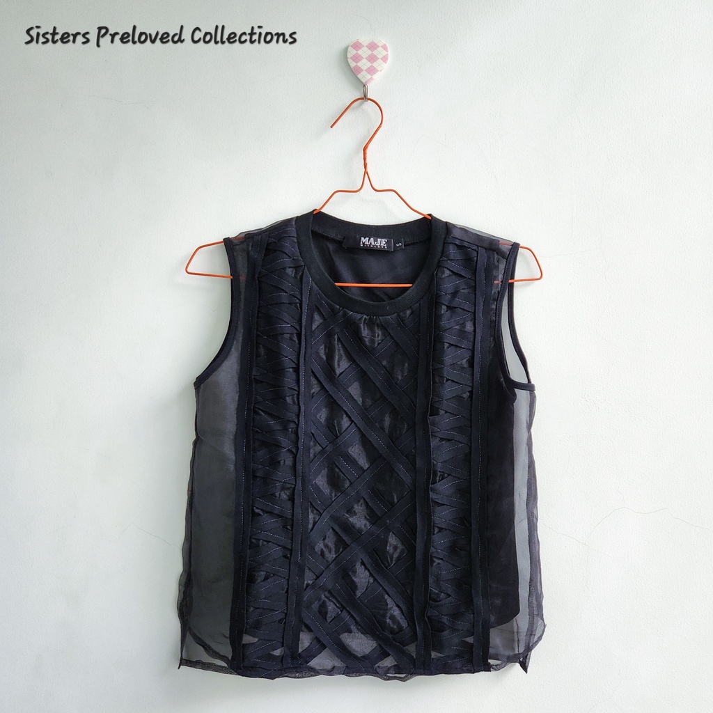 Atasan / Top Wanita Sleeveless Hitam