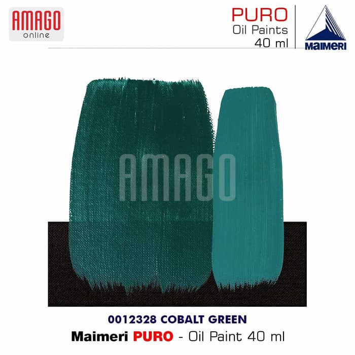 MAIMERI PURO - OIL PAINT - COBALT GREEN - 40ML - M0012328