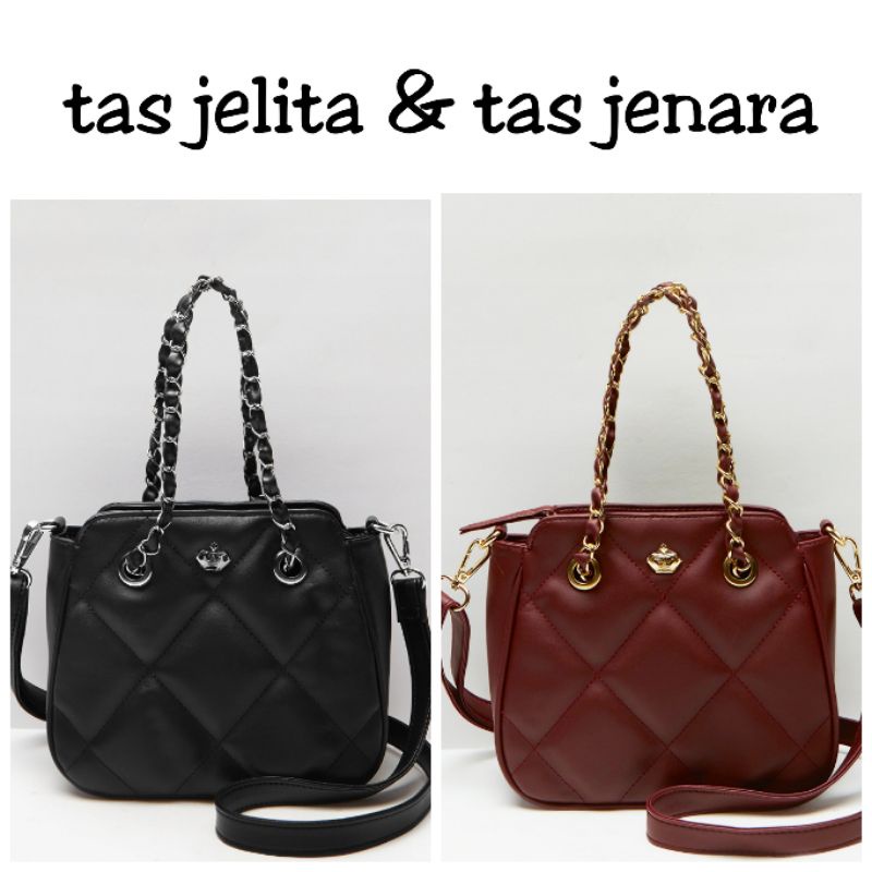 TAS JELITA BLACK / JENARA MAROON , SOPHIE MARTIN PARIS OFFICIAL PROMO ORIGINAL SELEMPANG WANITA WOMAN BAG