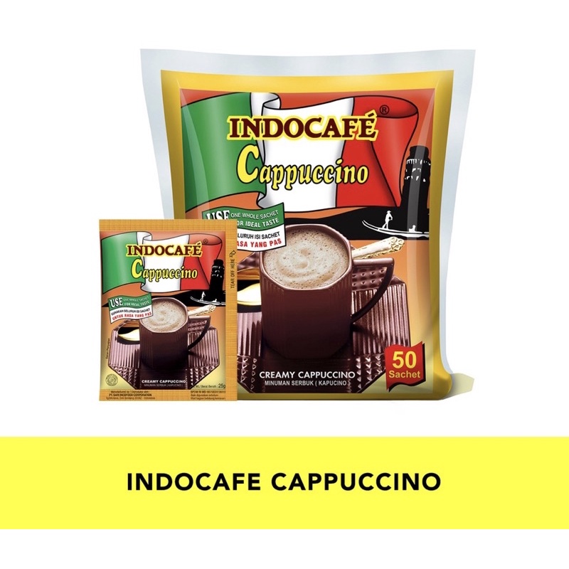 

INDOCAFE CAPPUCINO 50x25 GR