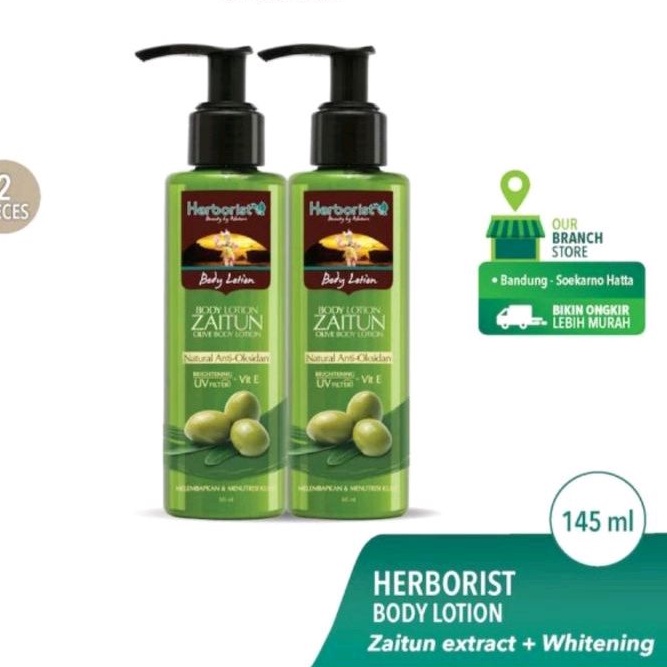 Jual Herborist Body Lotion Olive Zaitun 145 ml Shopee Indonesia