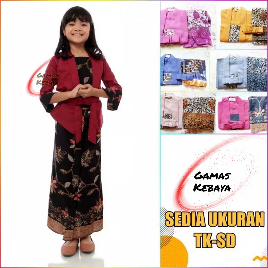 KEBAYA ANAK KUTUBARU / KEBAYA ANAK PEREMPUAN / KEBAYA ANAK PEREMPUAN MODERN / KEBAYA ANAK