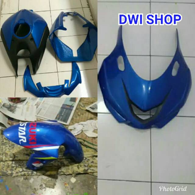 Kedok cover tangki Suzuki gsx R150 Paket modifikasi