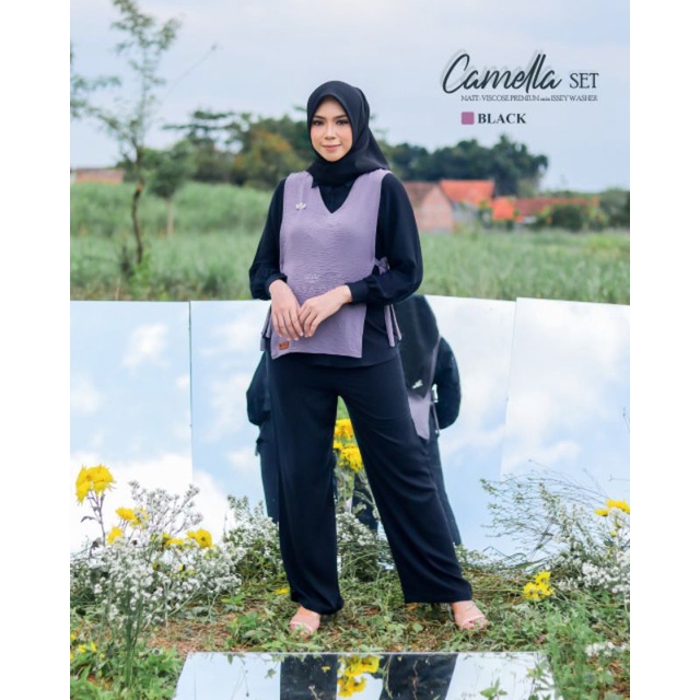 CAMELLA SET, SETELAN ALFASA, ONE SET ALFASA, SETELAN MODEREN, SETELAN ALFASA, ALFASA DAILY