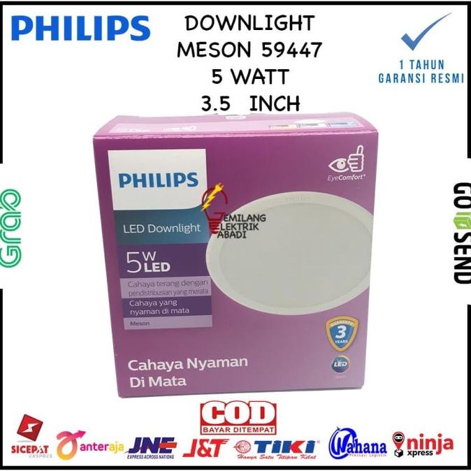 Downlight Led Philips 5.5 Watt Tipe Meson / 59201 Inbow (Dalam Plafon)
