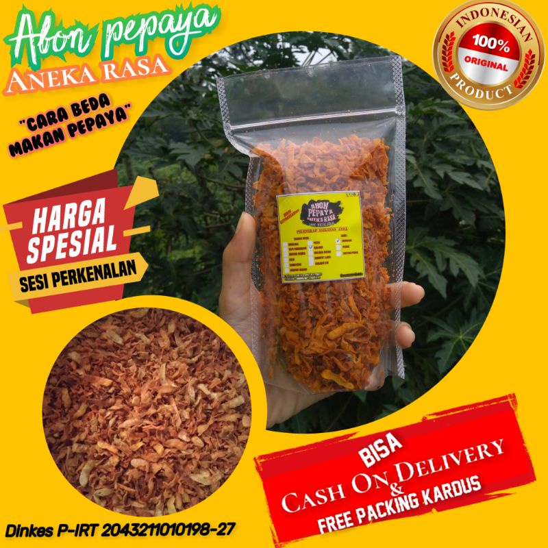 

ABON PEPAYA/ABON NABATI 11 VARIAN RASA - 100 GRAM