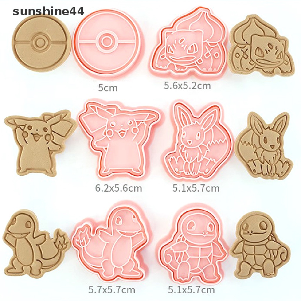 Sunshine Set Cetakan Kue / Biskuit Elektrik Bentuk Tikus 3D Bahan Plastik