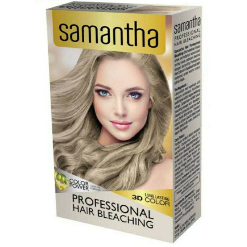 Samantha Hair Bleaching Cat Rambut Bleaching