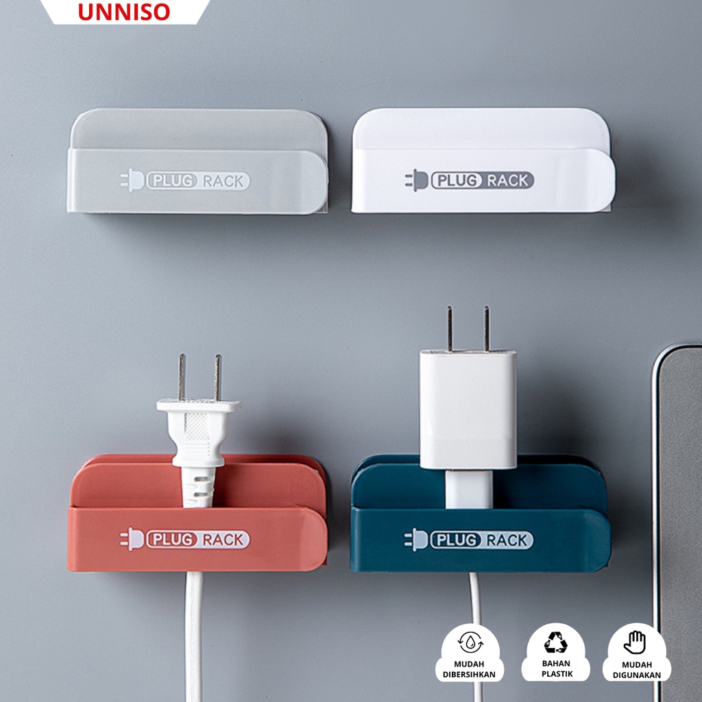 UNNISO - Cable Holder Charging Stand Dudukan Colokan Listrik TP9