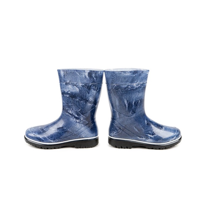 Sepatu Boot Anak AP BOOTS 2012 BLUE JEAN - Sepatu Boot Karet