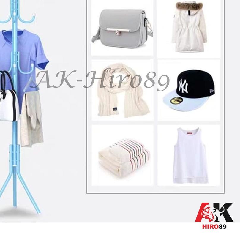 ™ Ak_Hiro89 Stand Hanger Multifungsi 9 Hook - HG9 ◙