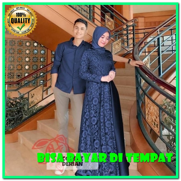 Baju Muslim Wanita Pakaian Muslim Wanita Syari Muslim Remaja Gami ZR245 Derian Couple | Dress Musli