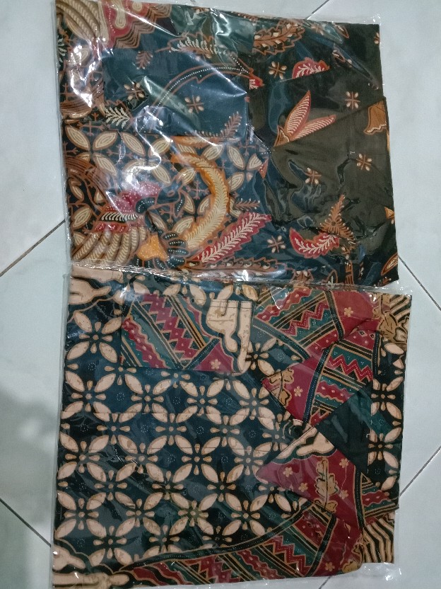 Atmadeva Cabut Warna Kemeja Batik Pria Katun Cabut Full Furing