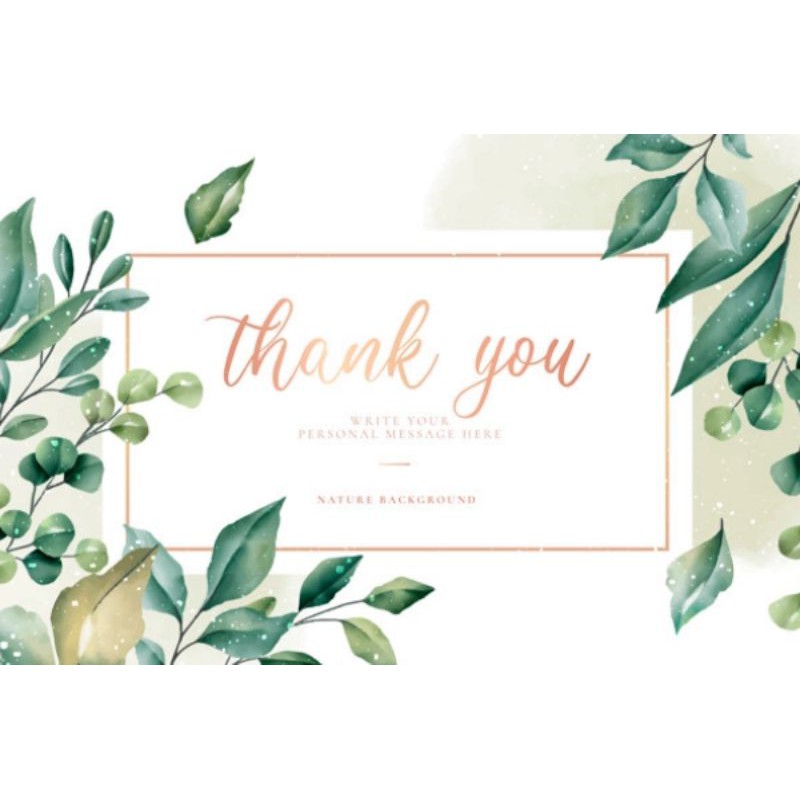Jual KARTU UCAPAN THANKYOU | Shopee Indonesia