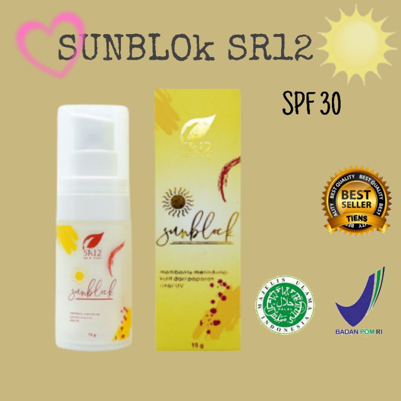 SUNBLOK WAJAH BPOM / SR12 SUNBLOK / SUNBLOK SR12