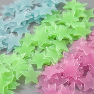  ISI 100pcs Star Wall Sticker Stiker Hiasan  Dinding Kamar  