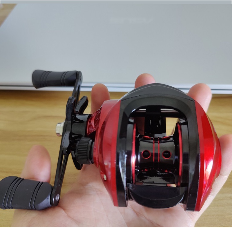 Baitcasting Reel kiri murah reel bc tangan kiri 10kg max drag 18+1BB reel pancing 7.2:1 new