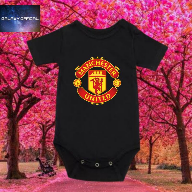 JUMPER BAYI MANCHESTER UNITED HOME KAOS BOLA BAJU RED DEVIL MU DEVILS FOOTBALL CLUB BAYI USIA 0 - 12
