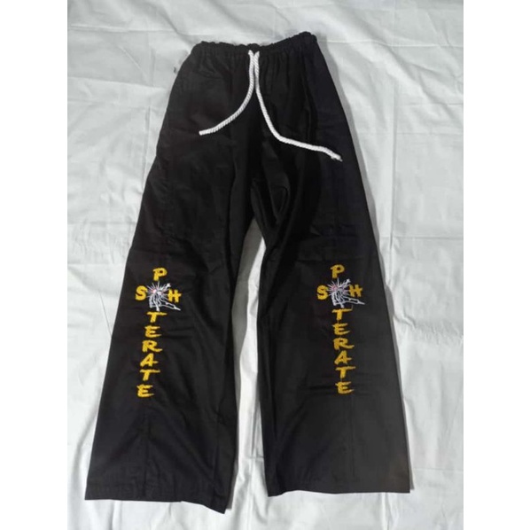 CELANA BORDIR TERBARU PSHT-,CELANA PSHT BORDIR TERBARU-KOMPRANG PSHT MOTIF-KOMPRANG SAKRAL BORDIR PS