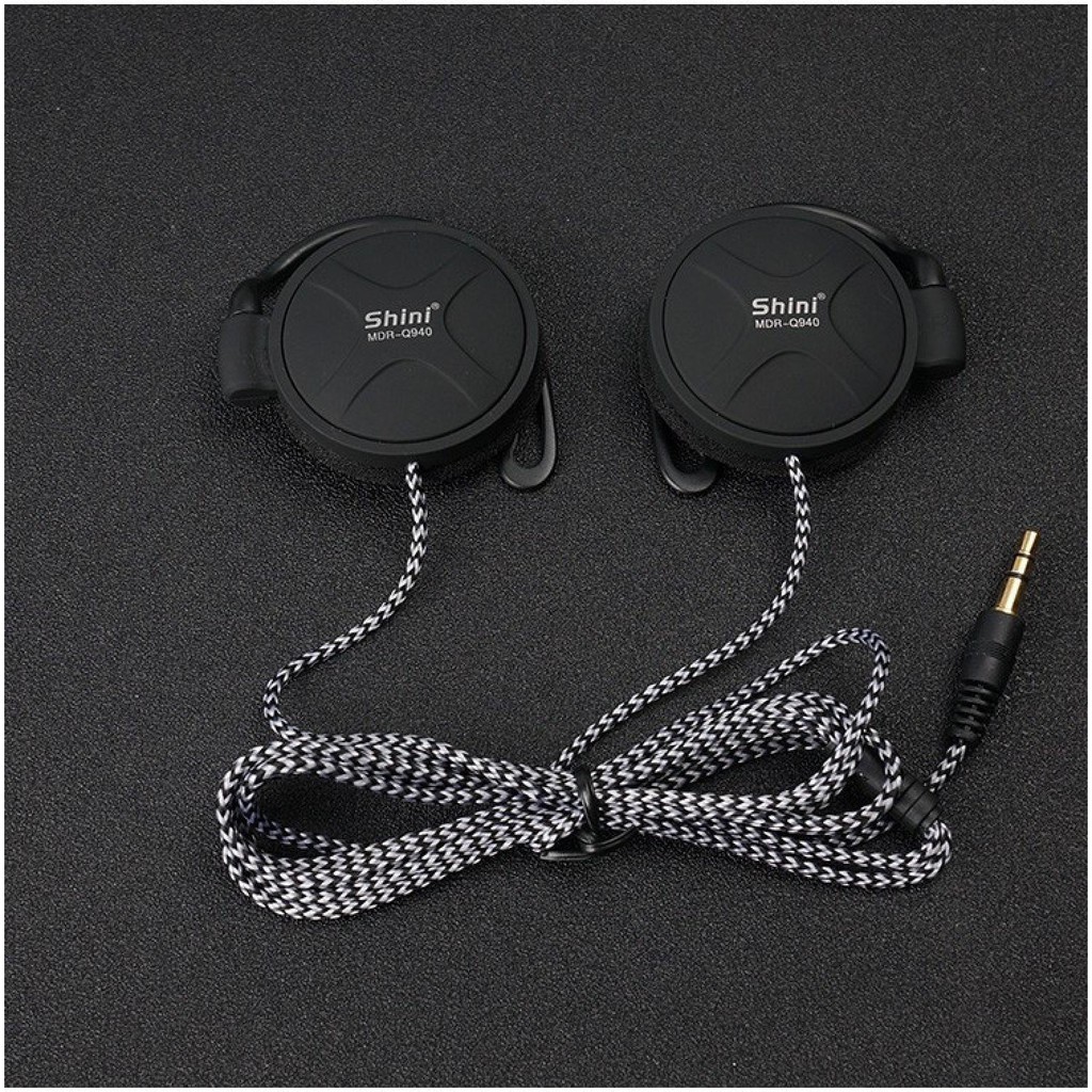 Shini Q940 on-ear Excelent Headphone Earhook - Black