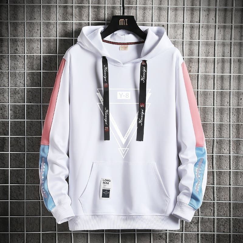 Jaket Sweater Hoodie Cowok Y-8 Sweater Pria Japanese Sweater Hoodie Fleece Jumper Sweater Model Jepang Terbaru