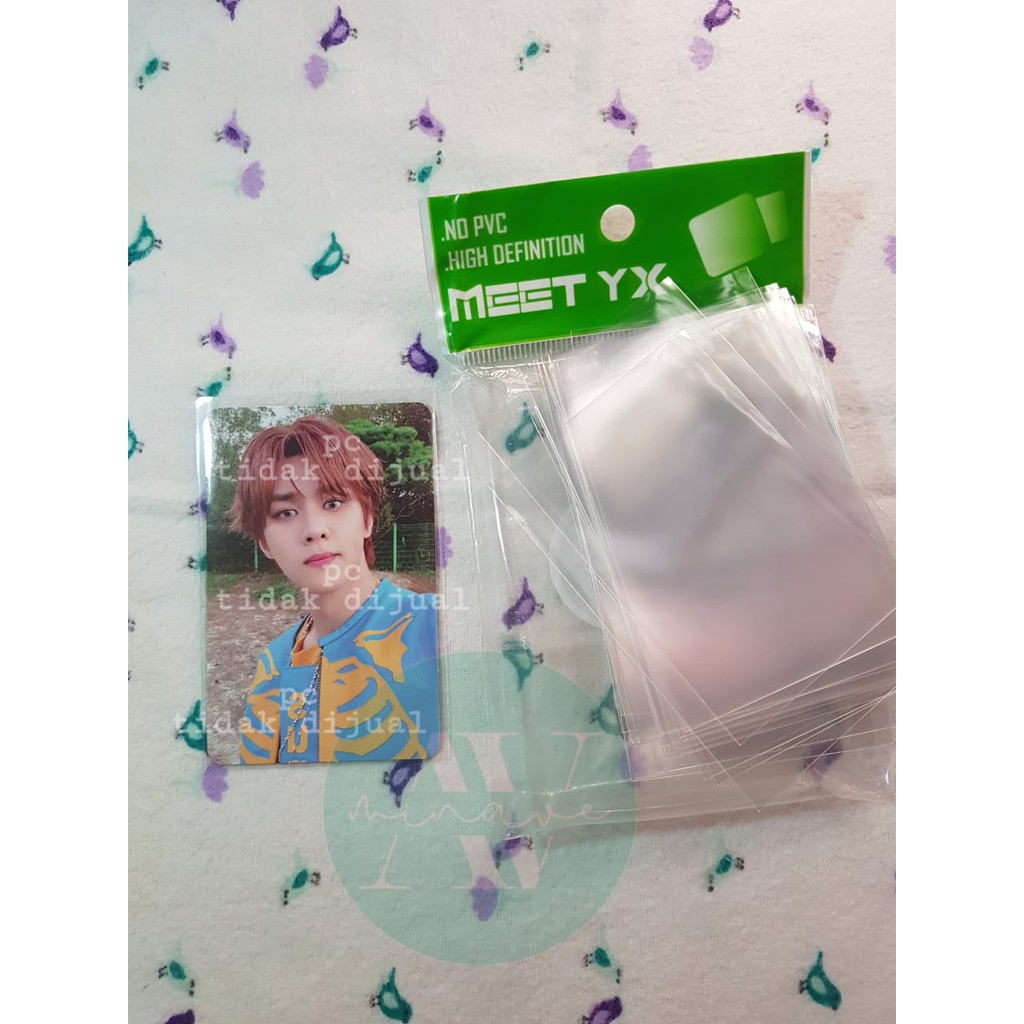 MEET YK sleeve / no seal (tanpa perekat) / plastik pelindung photocard MEET tebal