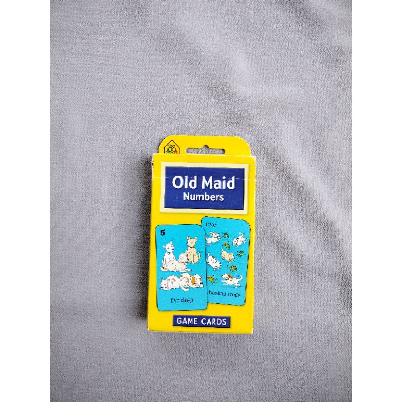 Game Cards OLD MAID NUMBER (preloved)